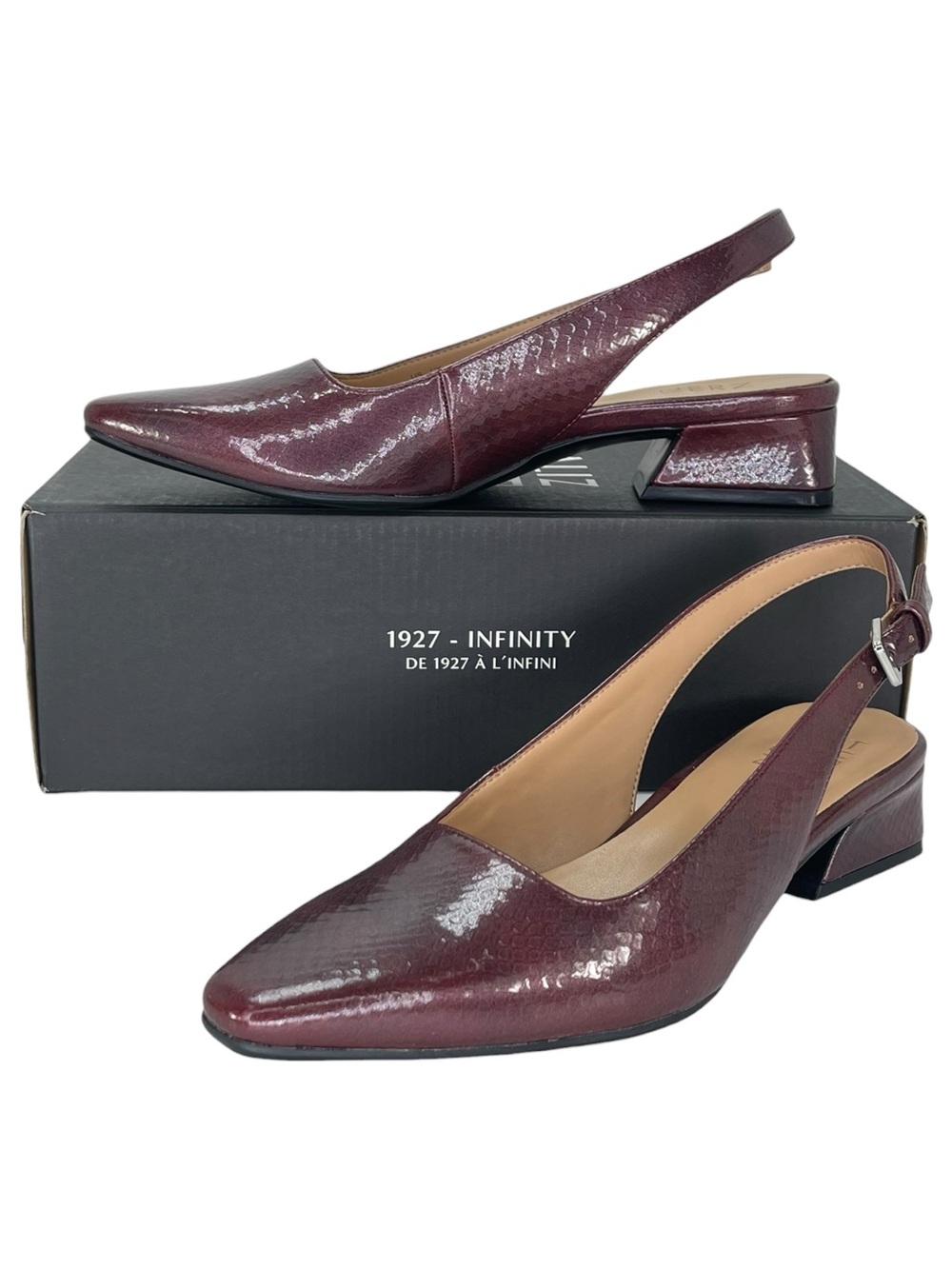 Naturalizer Ginger Cranberry Slingback Womens Heels Size 7.5M